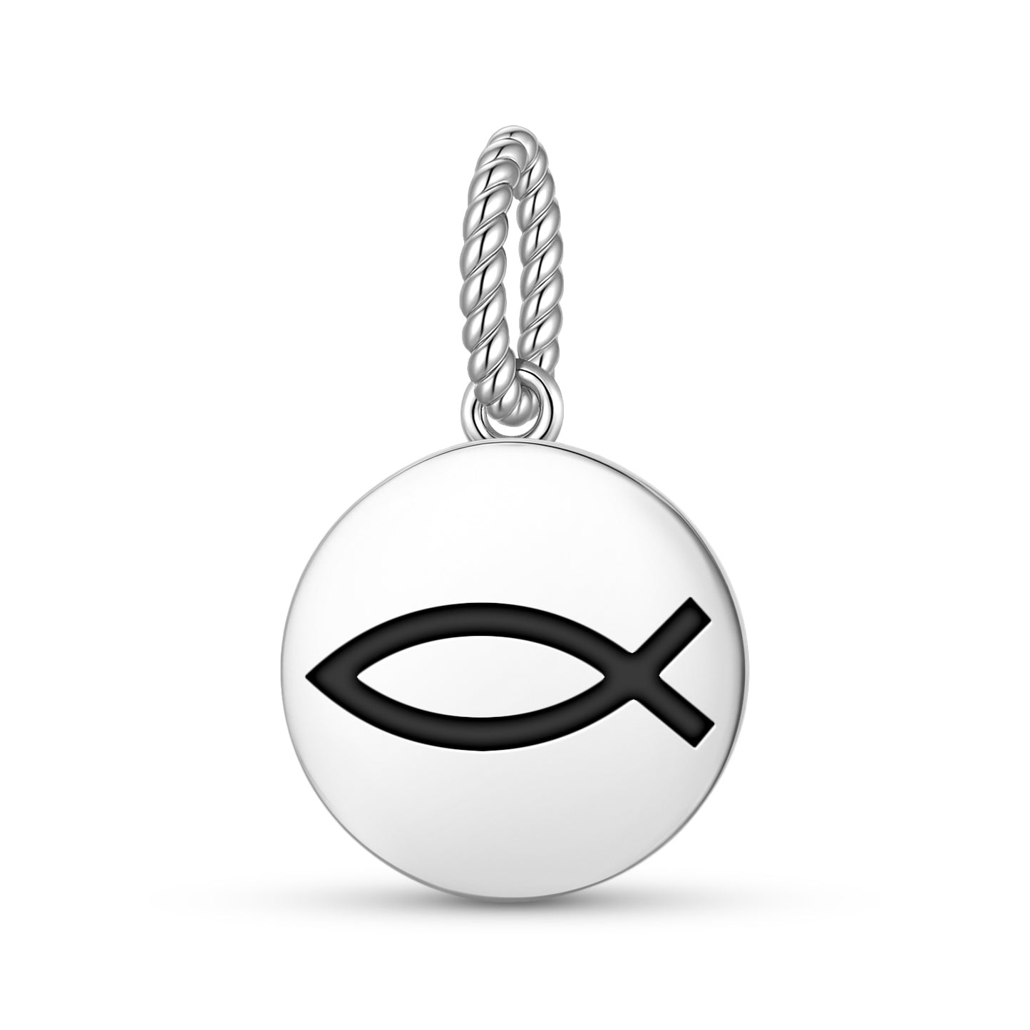 Ichthys Christianity Symbols Pendant Dangle Charm