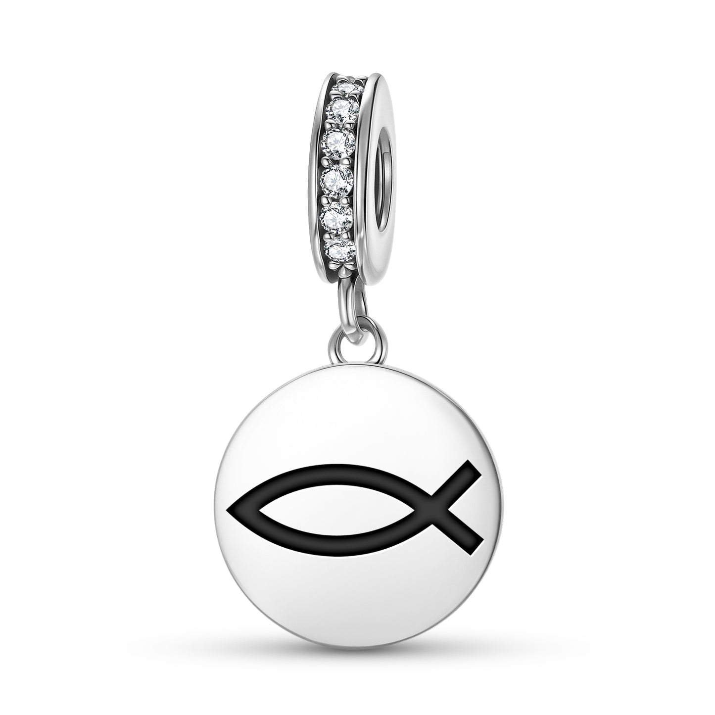 Ichthys Christianity Symbols Pendant Dangle Charm