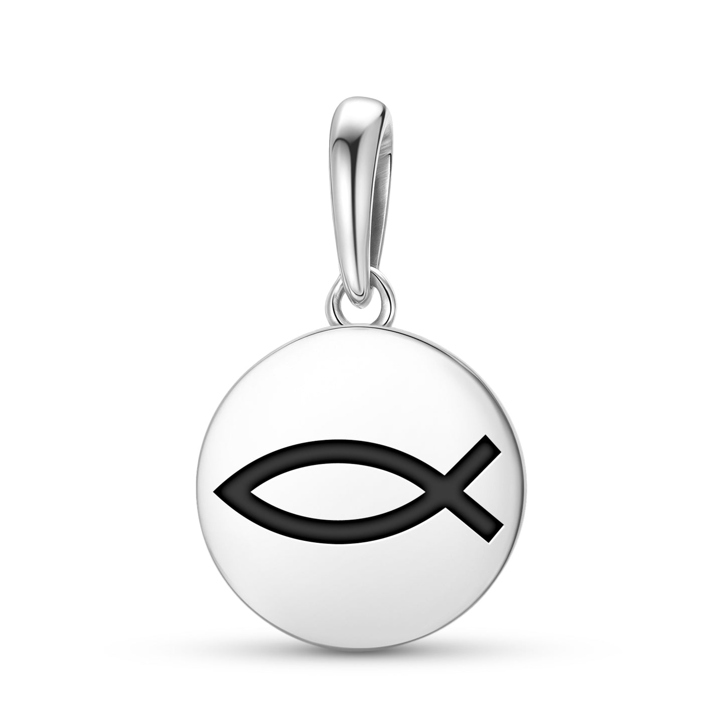 Ichthys Christianity Symbols Pendant Dangle Charm