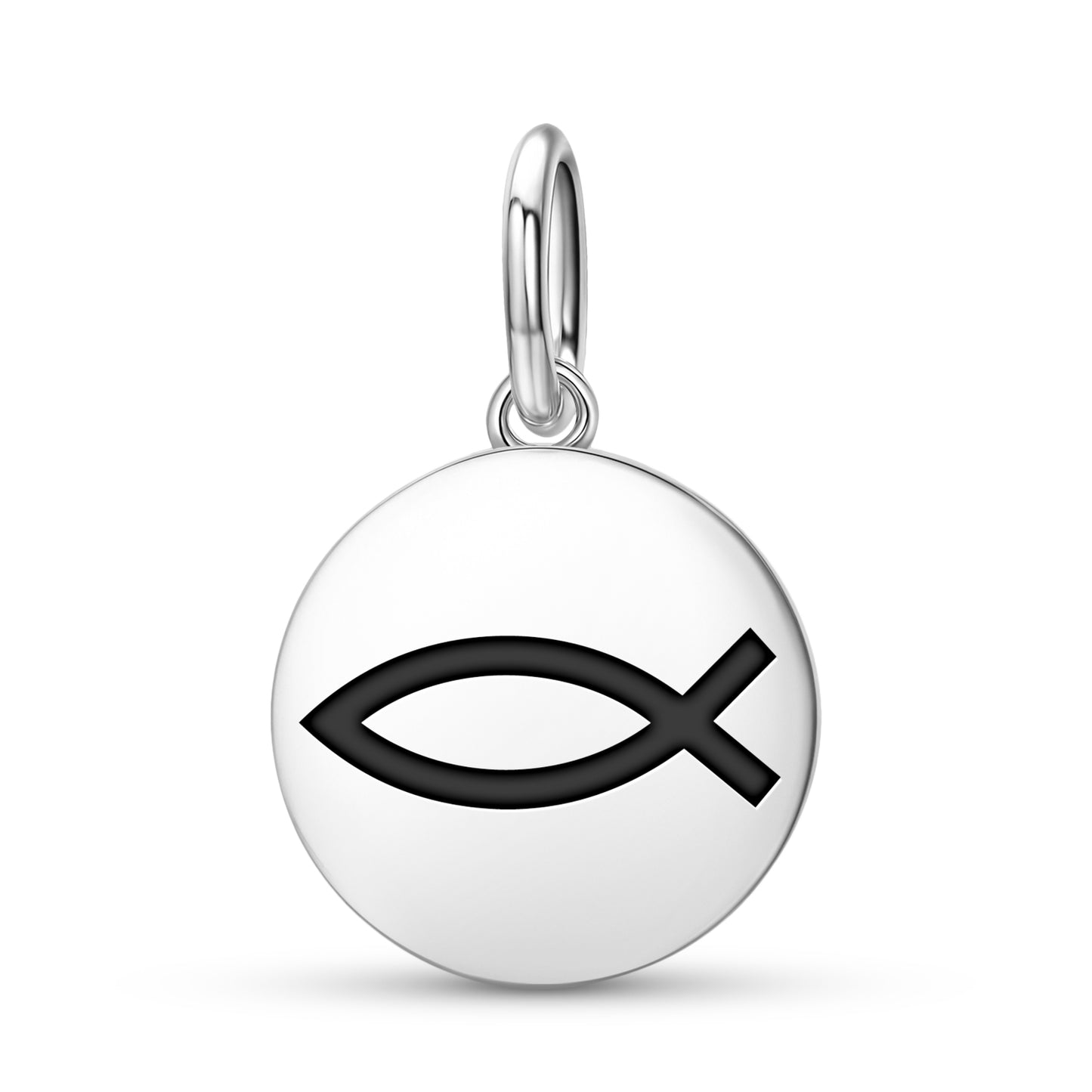Ichthys Christianity Symbols Pendant Dangle Charm