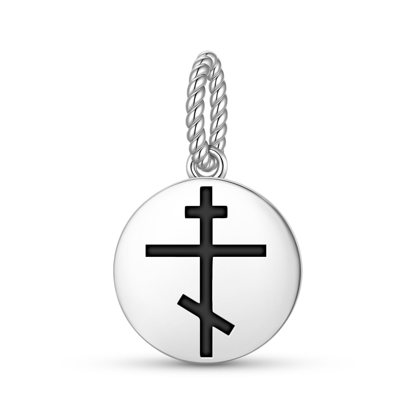 Orthodox cross Christianity Symbols Pendant Dangle Charm