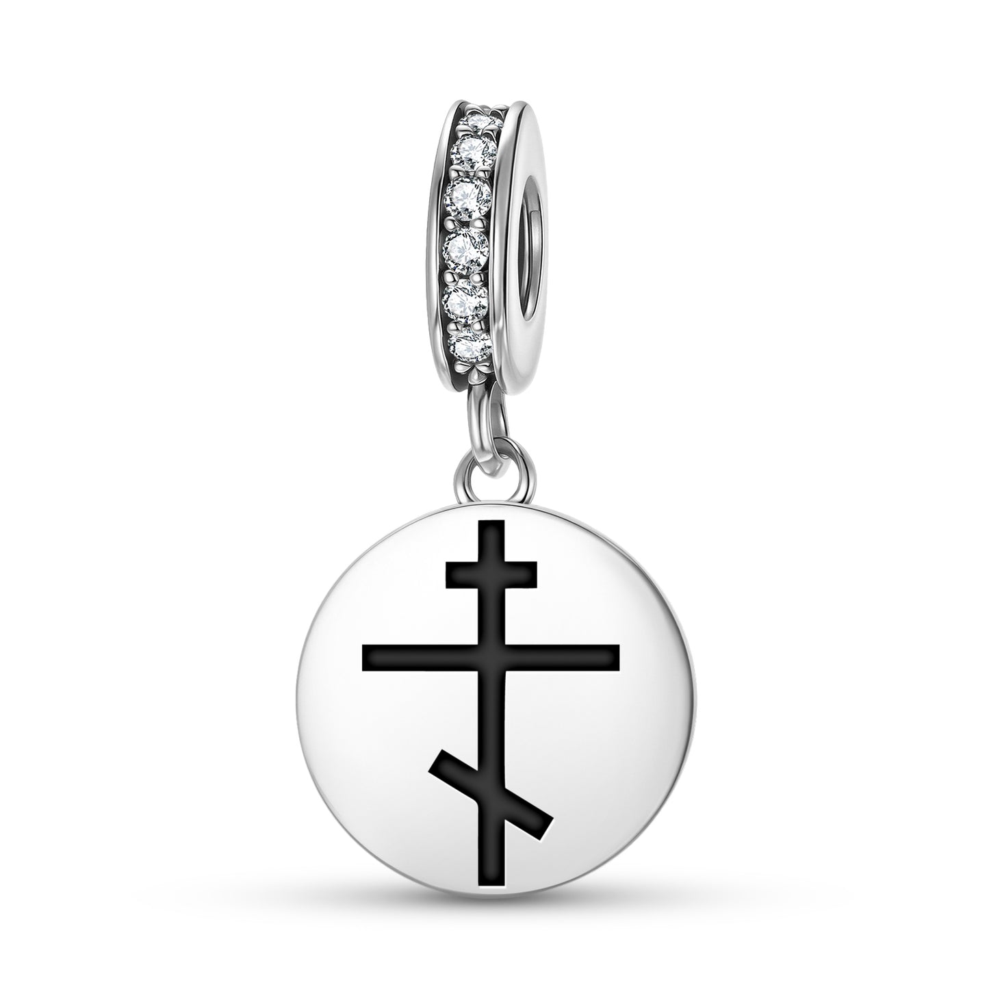 Orthodox cross Christianity Symbols Pendant Dangle Charm