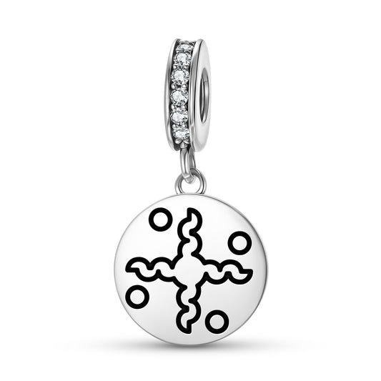 Serpents Crop Circles Symbols Pendant Dangle Charm