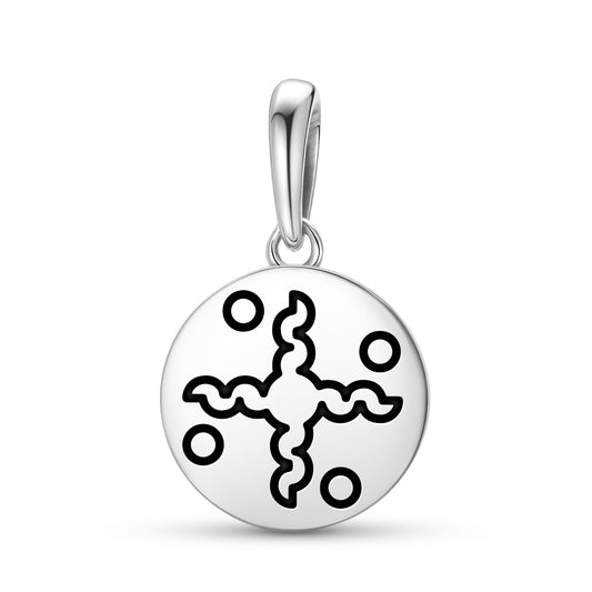Serpents Crop Circles Symbols Pendant Dangle Charm