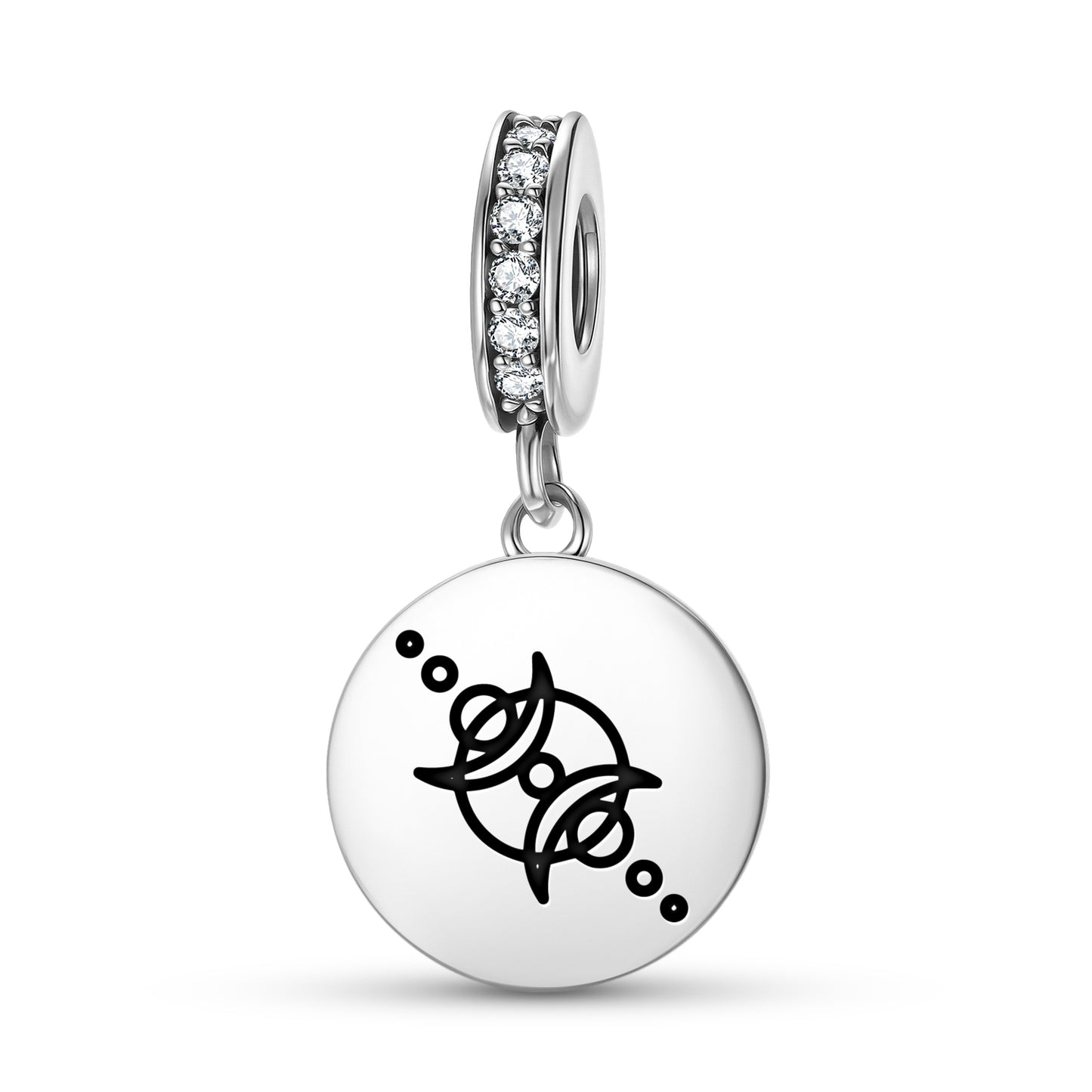 Lunar-solar eclipse Crop Circles Symbols Pendant Dangle Charm