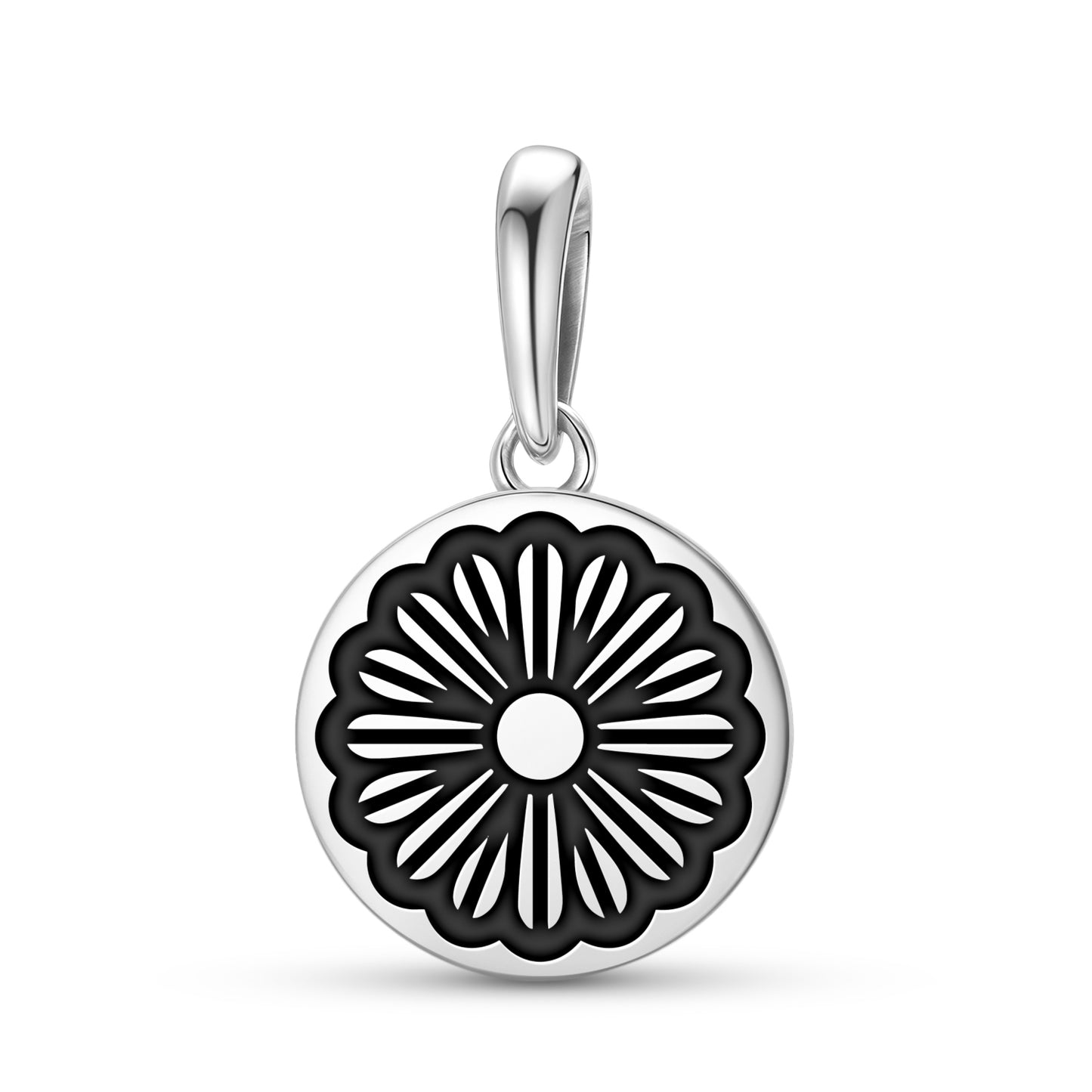 Daisy Flowers Symbols Pendant Dangle Charm