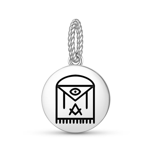 Apron Freemasonry Symbols Pendant Dangle Charm