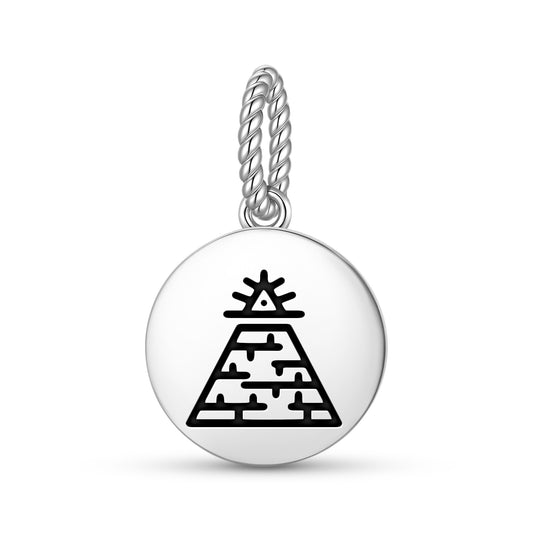 Pyramid Freemasonry Symbols Pendant Dangle Charm