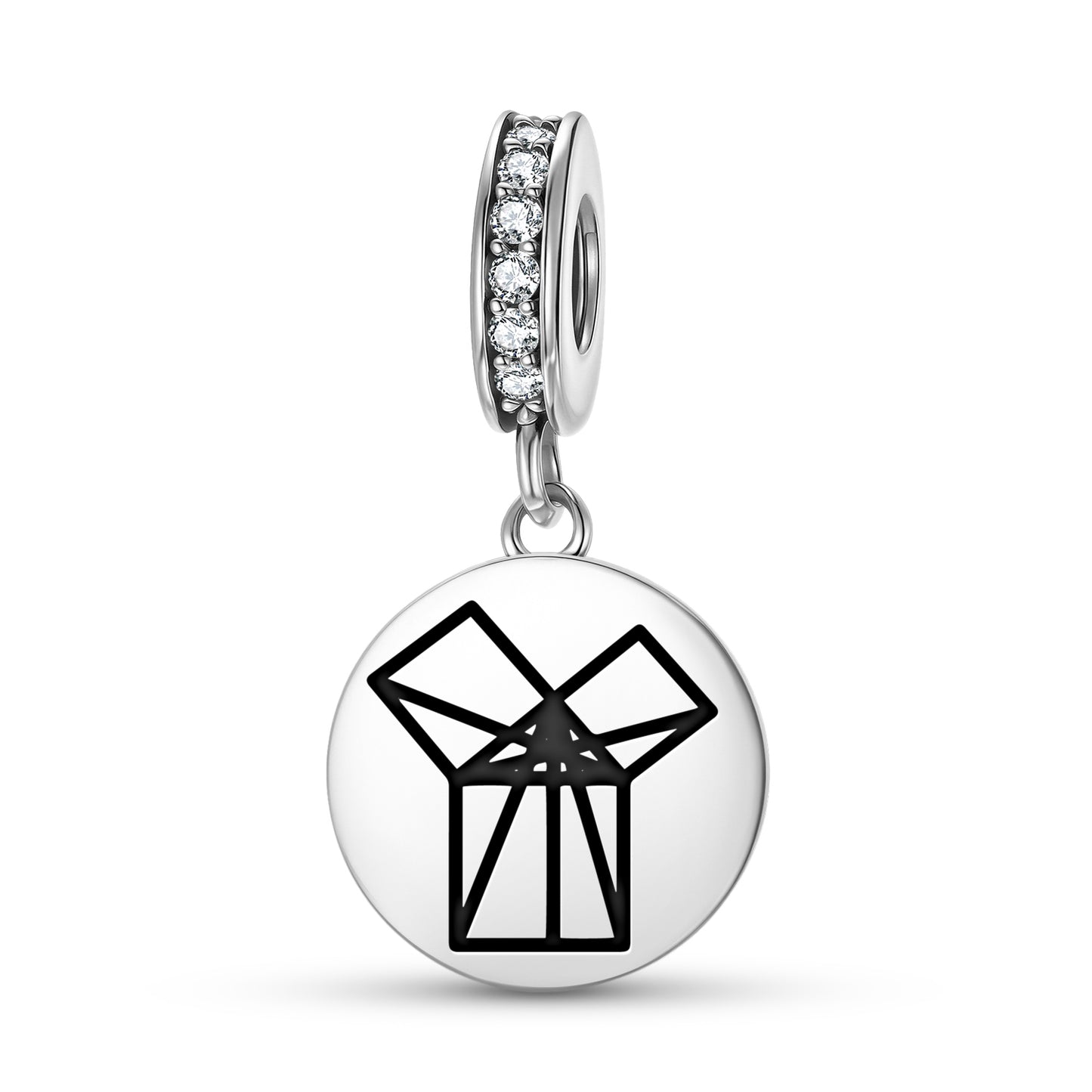 47th Proposition of Euclid Freemasonry Symbols Pendant Dangle Charm