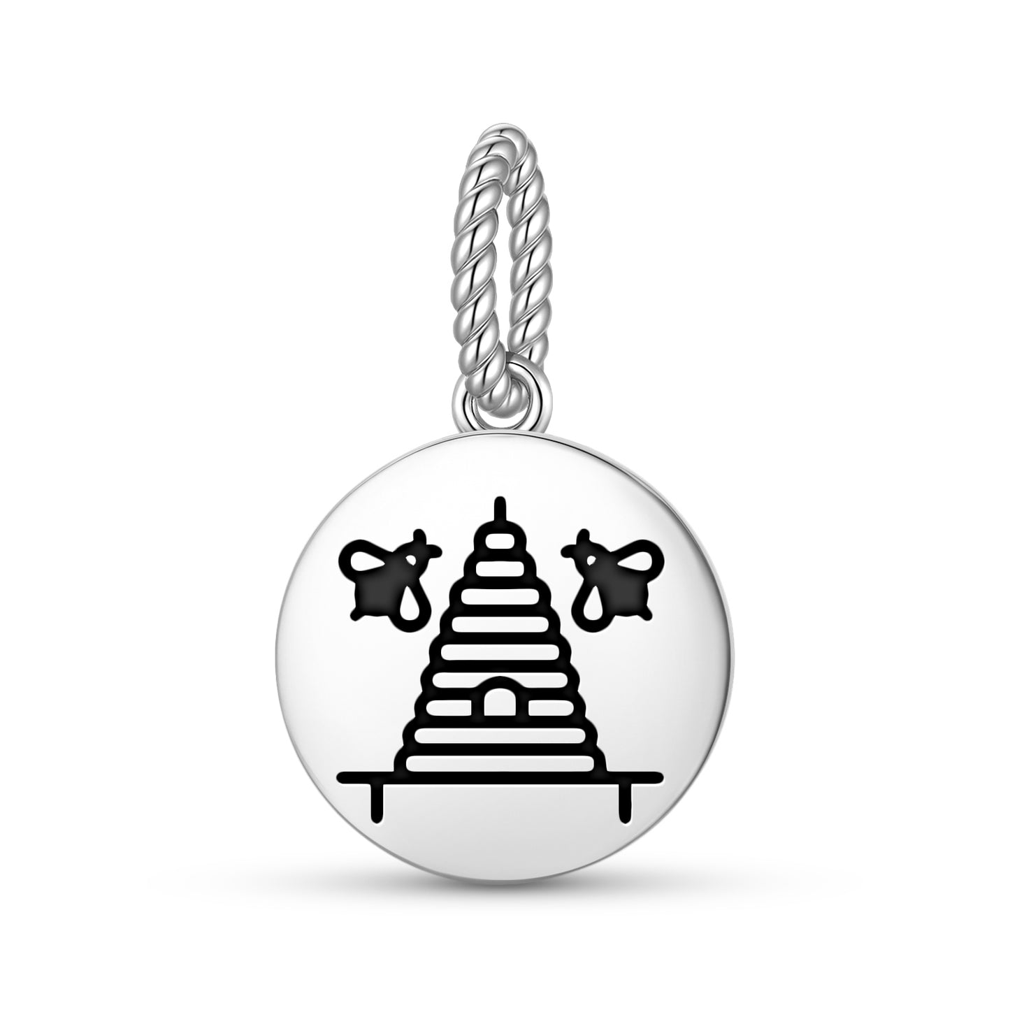 The Beehive Freemasonry Symbols Pendant Dangle Charm