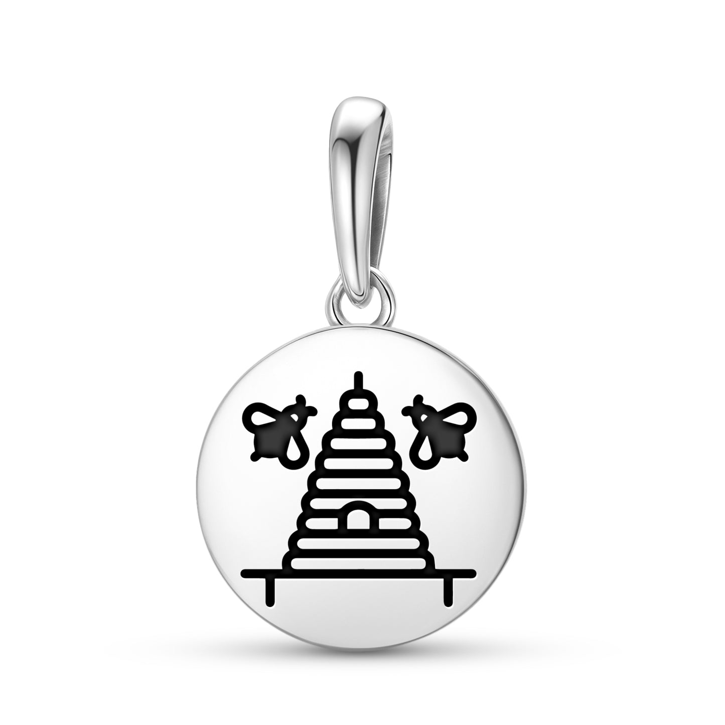 The Beehive Freemasonry Symbols Pendant Dangle Charm