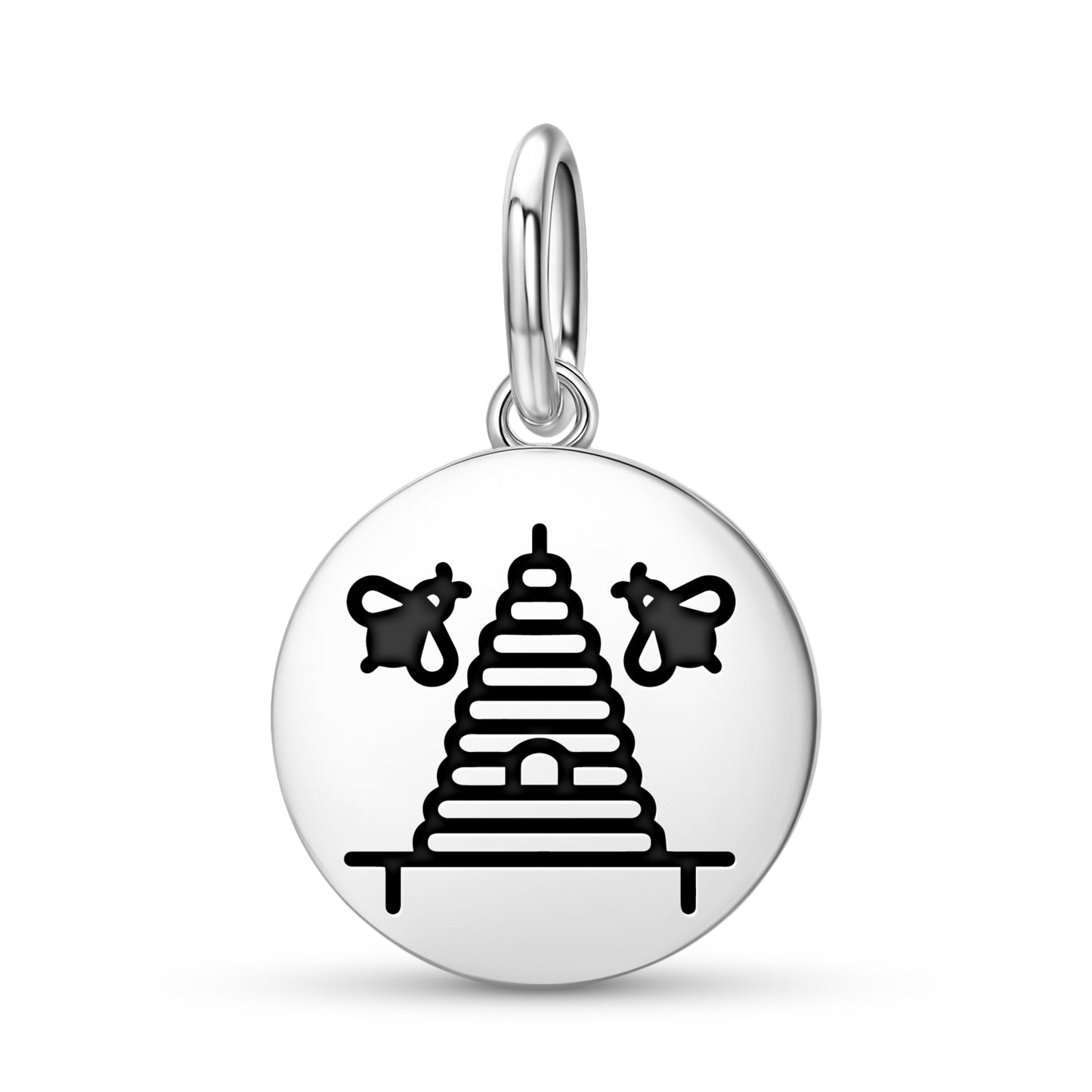 The Beehive Freemasonry Symbols Pendant Dangle Charm