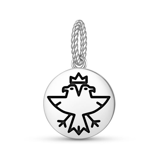 Two Headed Eagle Freemasonry Symbols Pendant Dangle Charm