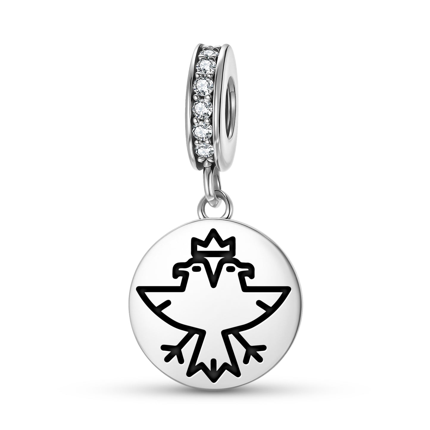 Two Headed Eagle Freemasonry Symbols Pendant Dangle Charm