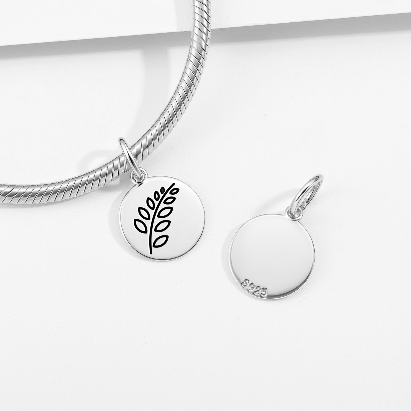Sprig of Acacia Acacia Tree Freemasonry Symbols Pendant Dangle Charm
