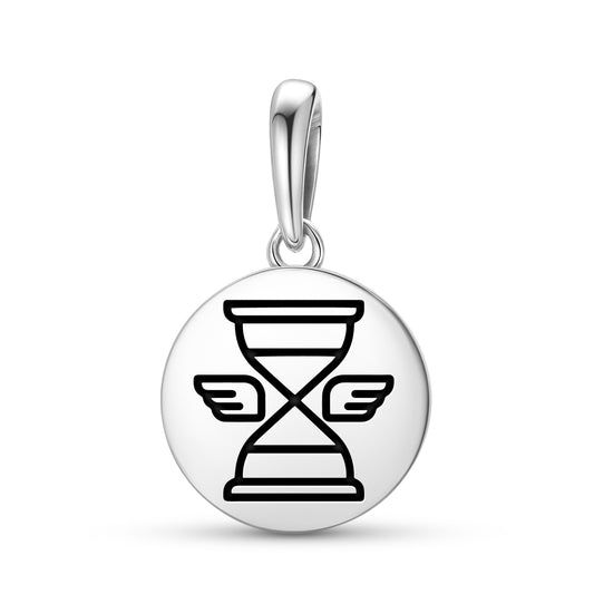 Hourglass Freemasonry Symbols Pendant Dangle Charm