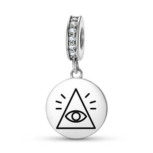 The Eye of Providence Freemasonry Symbols Pendant Dangle Charm