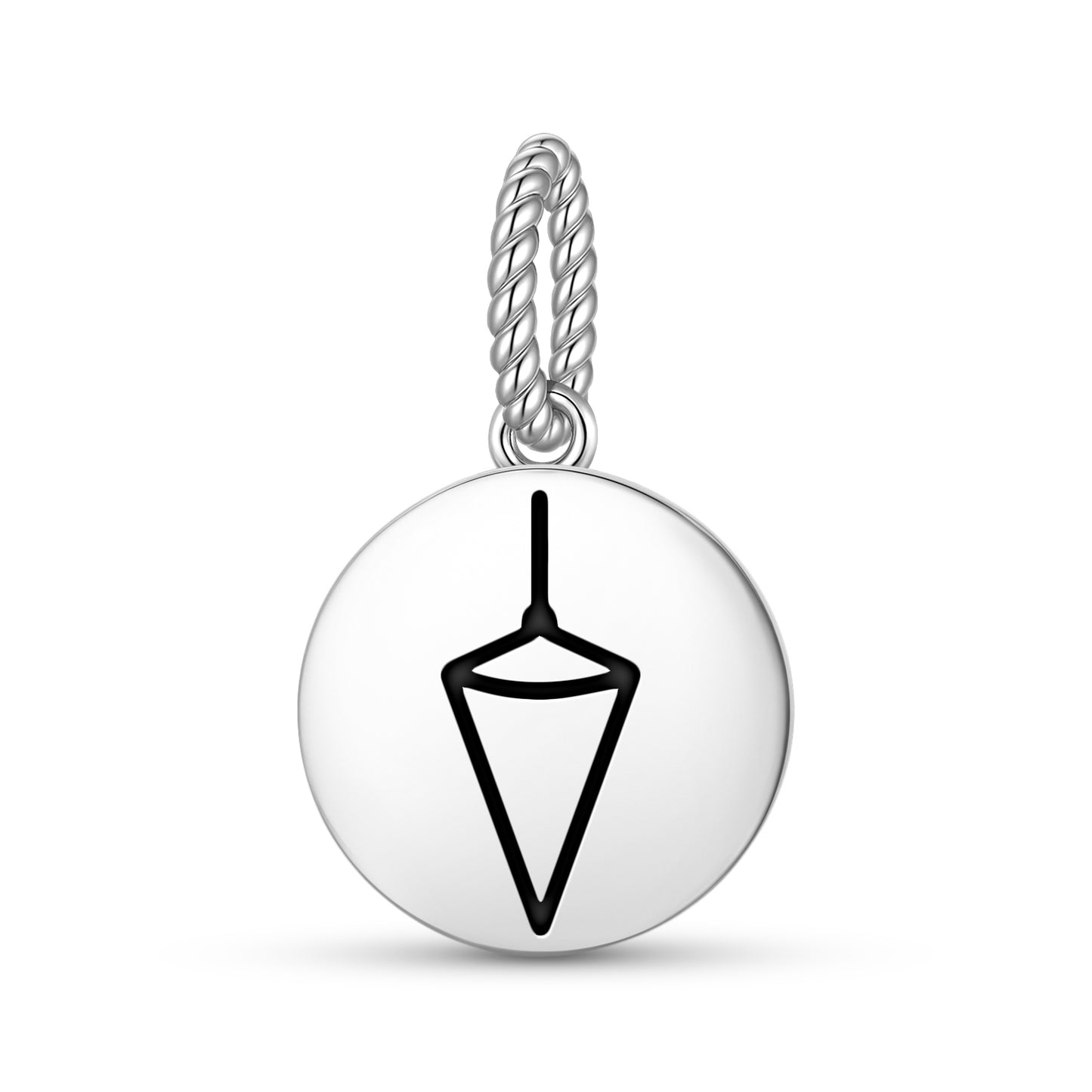 Plumb Freemasonry Symbols Pendant Dangle Charm