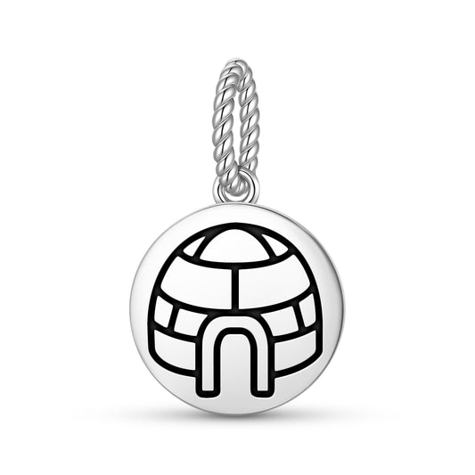 Igloo iglu Inuit Symbols Pendant Dangle Charm