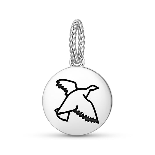 Aqiggiq Rock Ptarmigan Inuit Symbols Pendant Dangle Charm