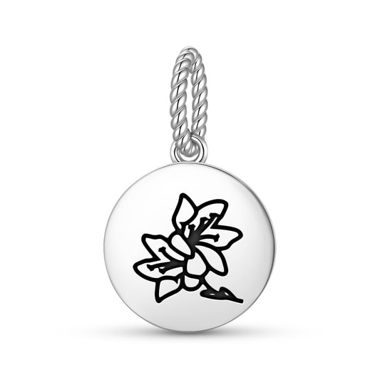 Aupilaktunnguat Purple Saxifrage Inuit Symbols Pendant Dangle Charm