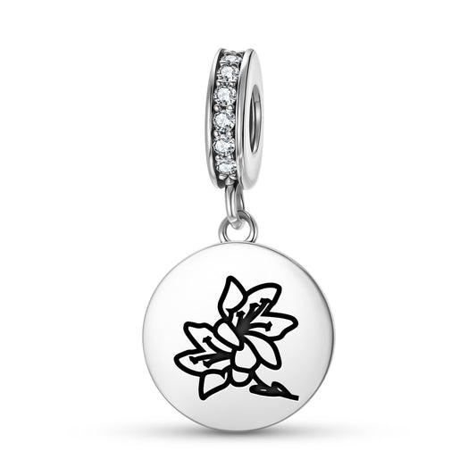Aupilaktunnguat Purple Saxifrage Inuit Symbols Pendant Dangle Charm