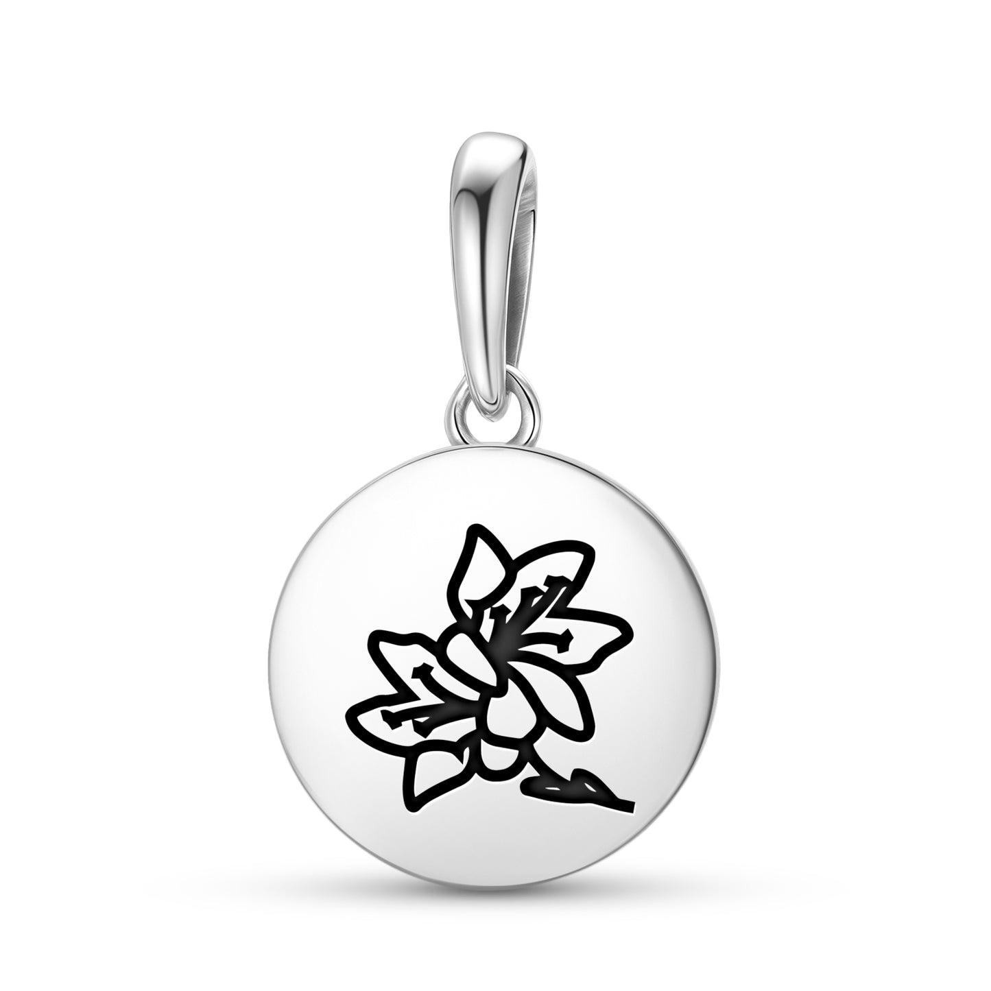 Aupilaktunnguat Purple Saxifrage Inuit Symbols Pendant Dangle Charm