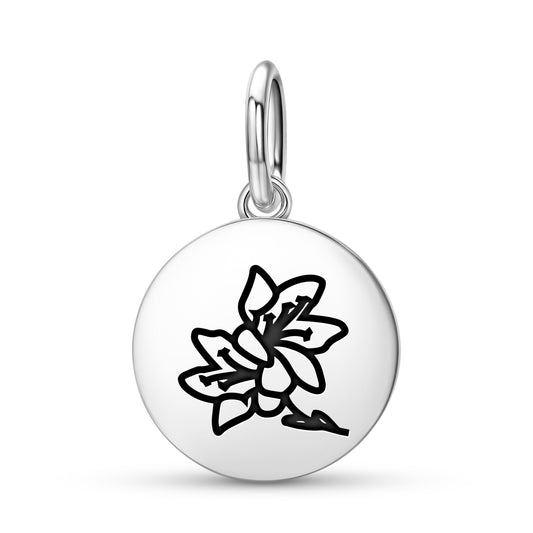 Aupilaktunnguat Purple Saxifrage Inuit Symbols Pendant Dangle Charm