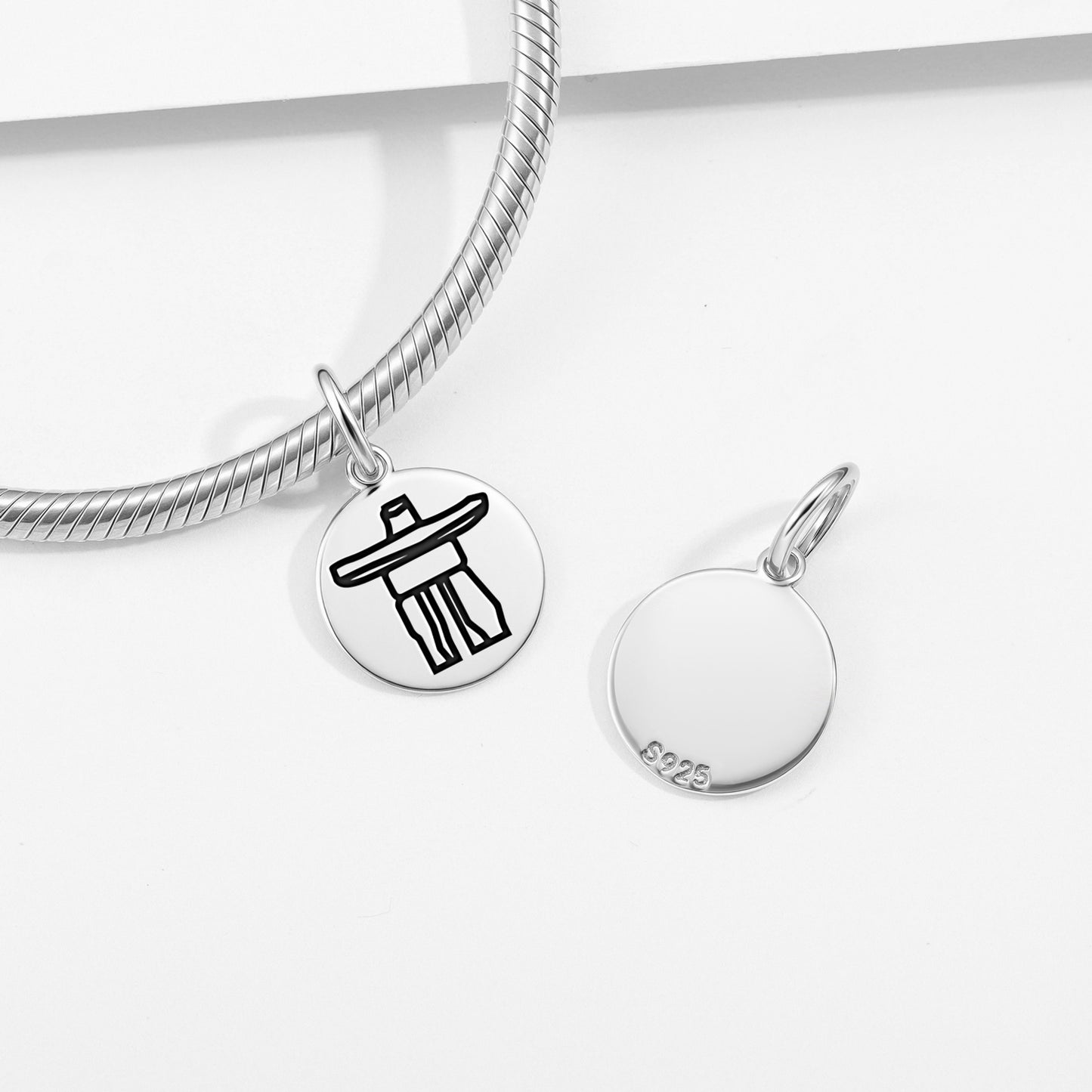 Inuksuk Inuit Symbols Pendant Dangle Charm