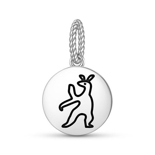 Hare Spirit Inuit Symbols Pendant Dangle Charm