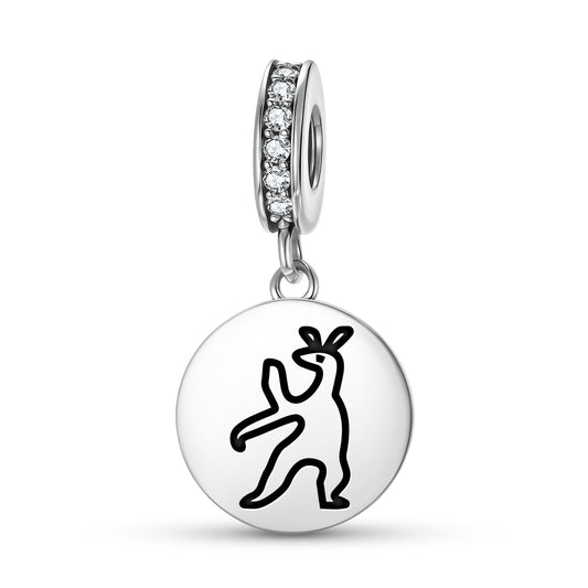 Hare Spirit Inuit Symbols Pendant Dangle Charm