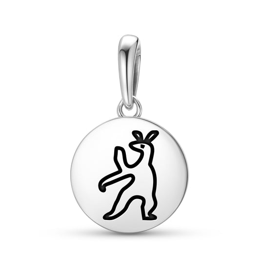 Hare Spirit Inuit Symbols Pendant Dangle Charm