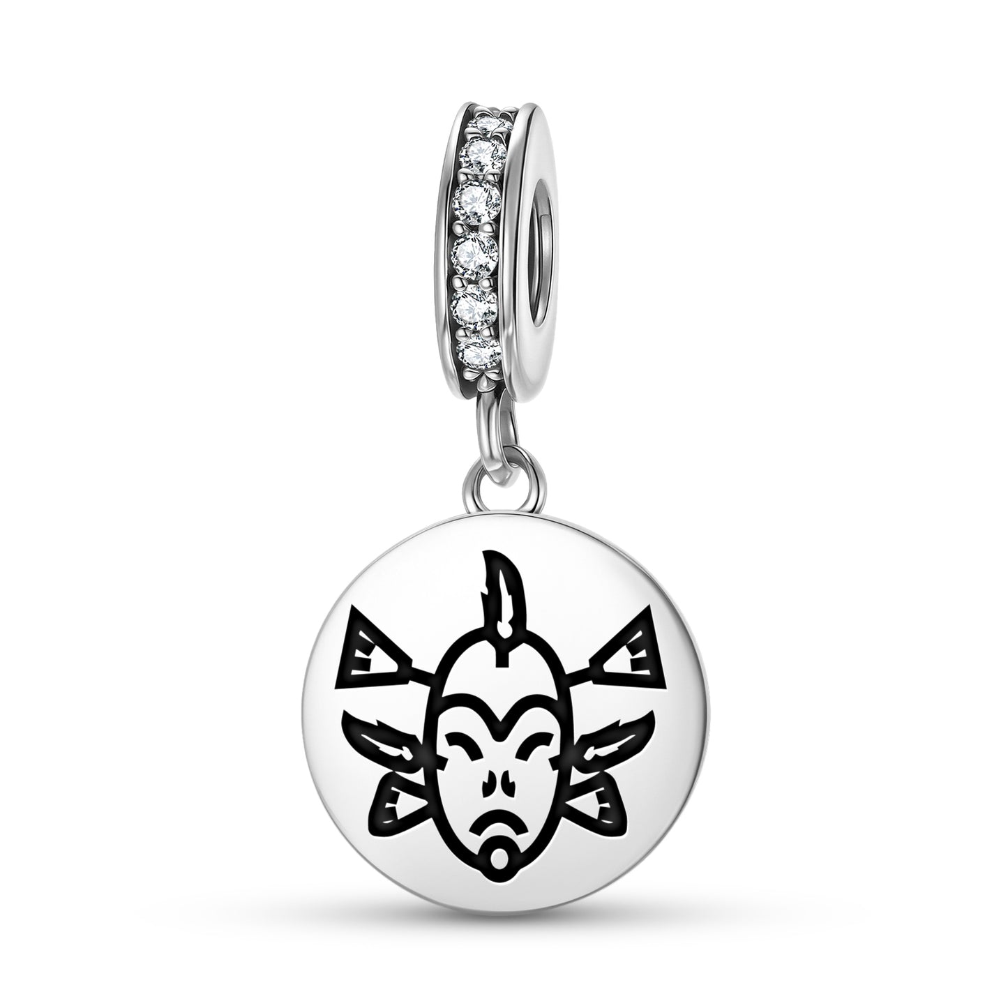 Seal Mask Inuit Symbols Pendant Dangle Charm