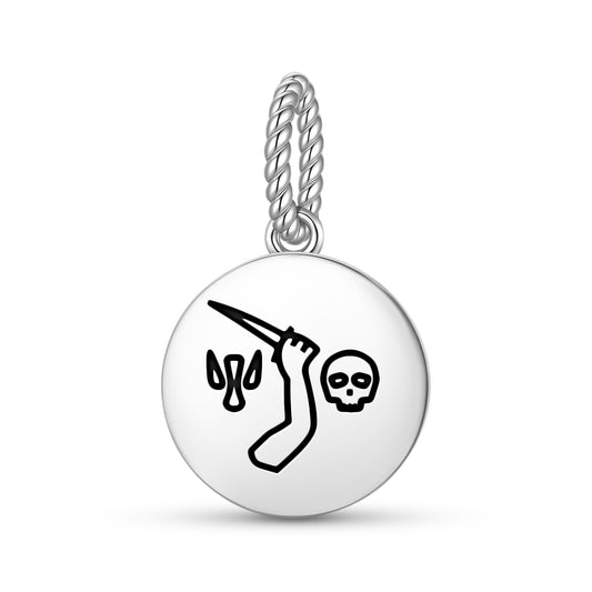 Christopher Moody Jolly Roger Pirate Flags Symbols Pendant Dangle Charm