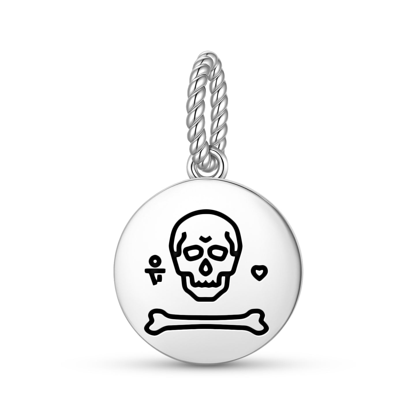 Stede Bonnet Jolly Roger Pirate Flags Symbols Pendant Dangle Charm
