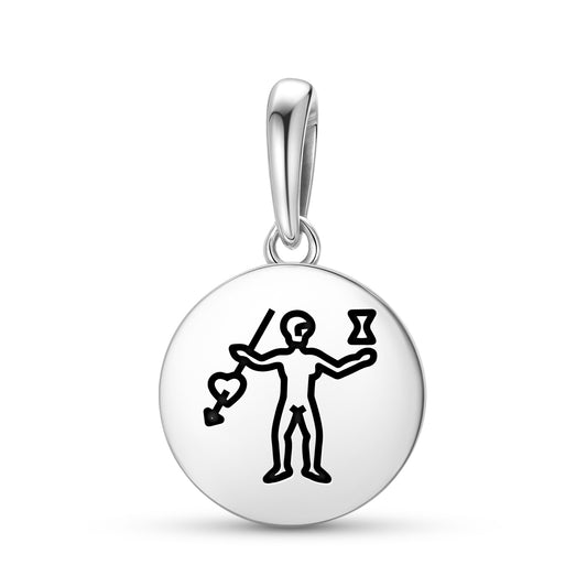 John Phillips Jolly Roger Pirate Flags Symbols Pendant Dangle Charm