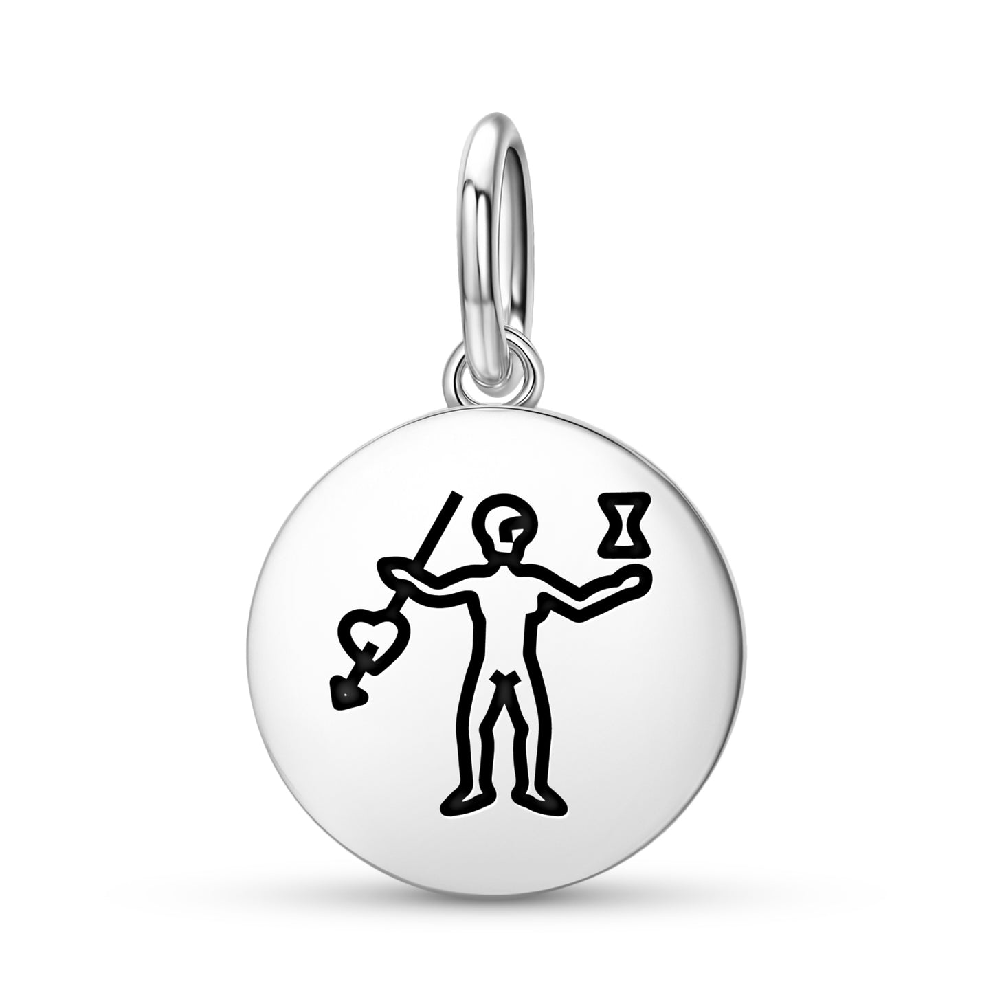 John Phillips Jolly Roger Pirate Flags Symbols Pendant Dangle Charm