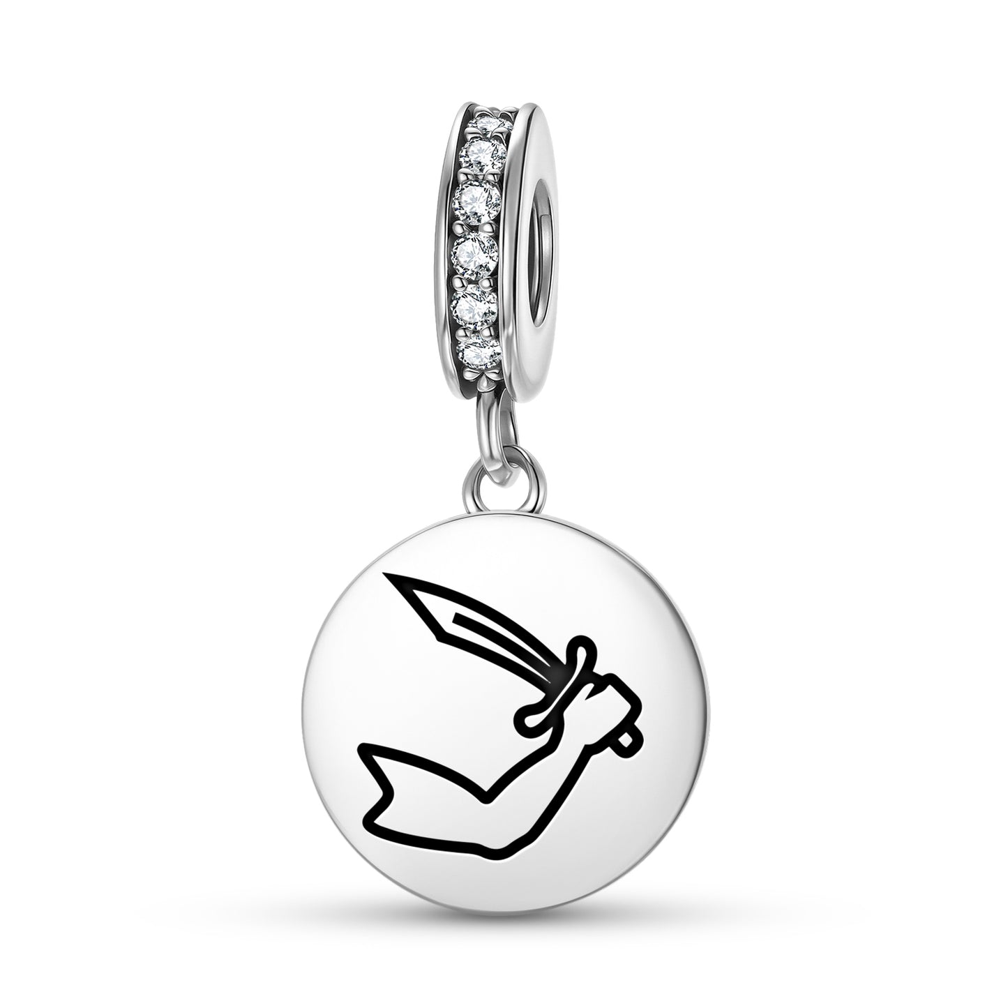 Thomas Tew Jolly Roger Pirate Flags Symbols Pendant Dangle Charm