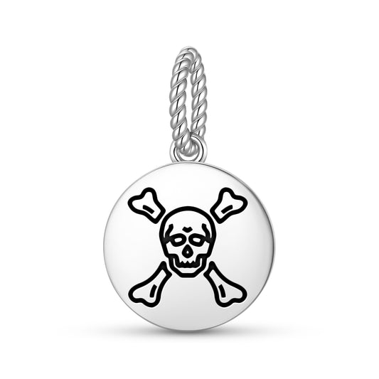 Richard Worley Jolly Roger Pirate Flags Symbols Pendant Dangle Charm