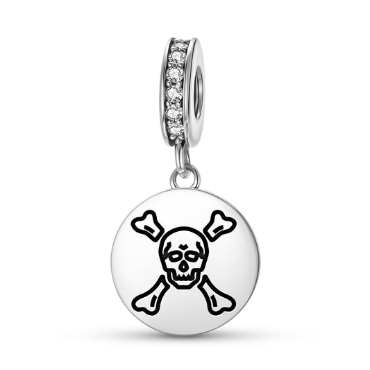 Richard Worley Jolly Roger Pirate Flags Symbols Pendant Dangle Charm