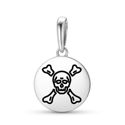 Richard Worley Jolly Roger Pirate Flags Symbols Pendant Dangle Charm