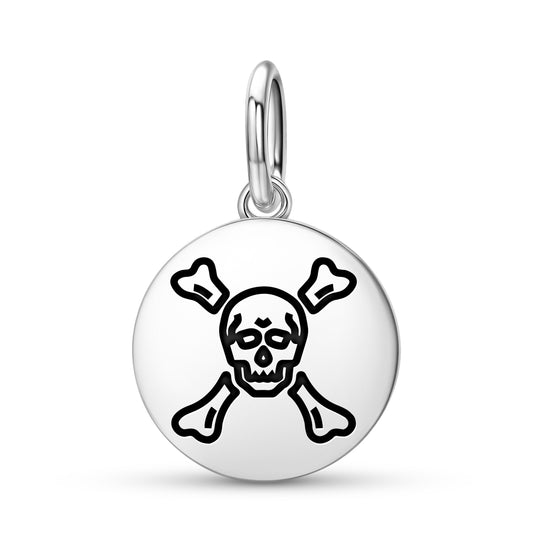 Richard Worley Jolly Roger Pirate Flags Symbols Pendant Dangle Charm
