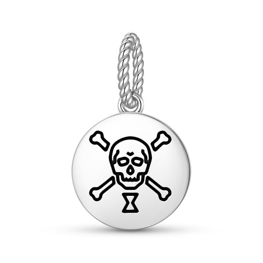 Emanuel Wynn Jolly Roger Pirate Flags Symbols Pendant Dangle Charm