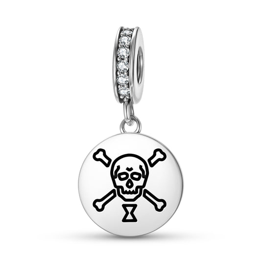 Emanuel Wynn Jolly Roger Pirate Flags Symbols Pendant Dangle Charm
