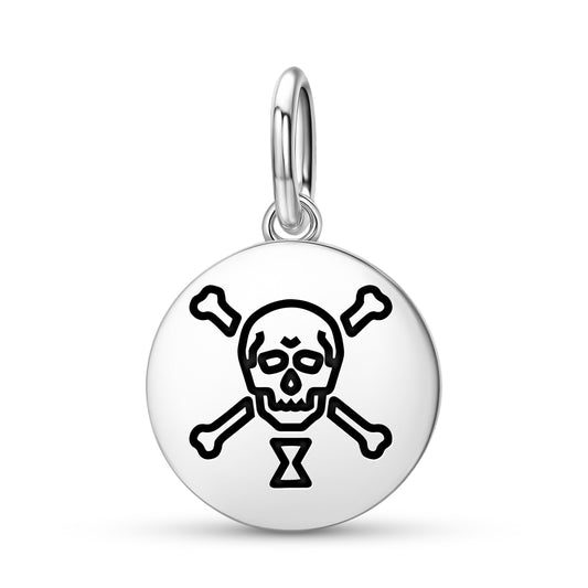 Emanuel Wynn Jolly Roger Pirate Flags Symbols Pendant Dangle Charm