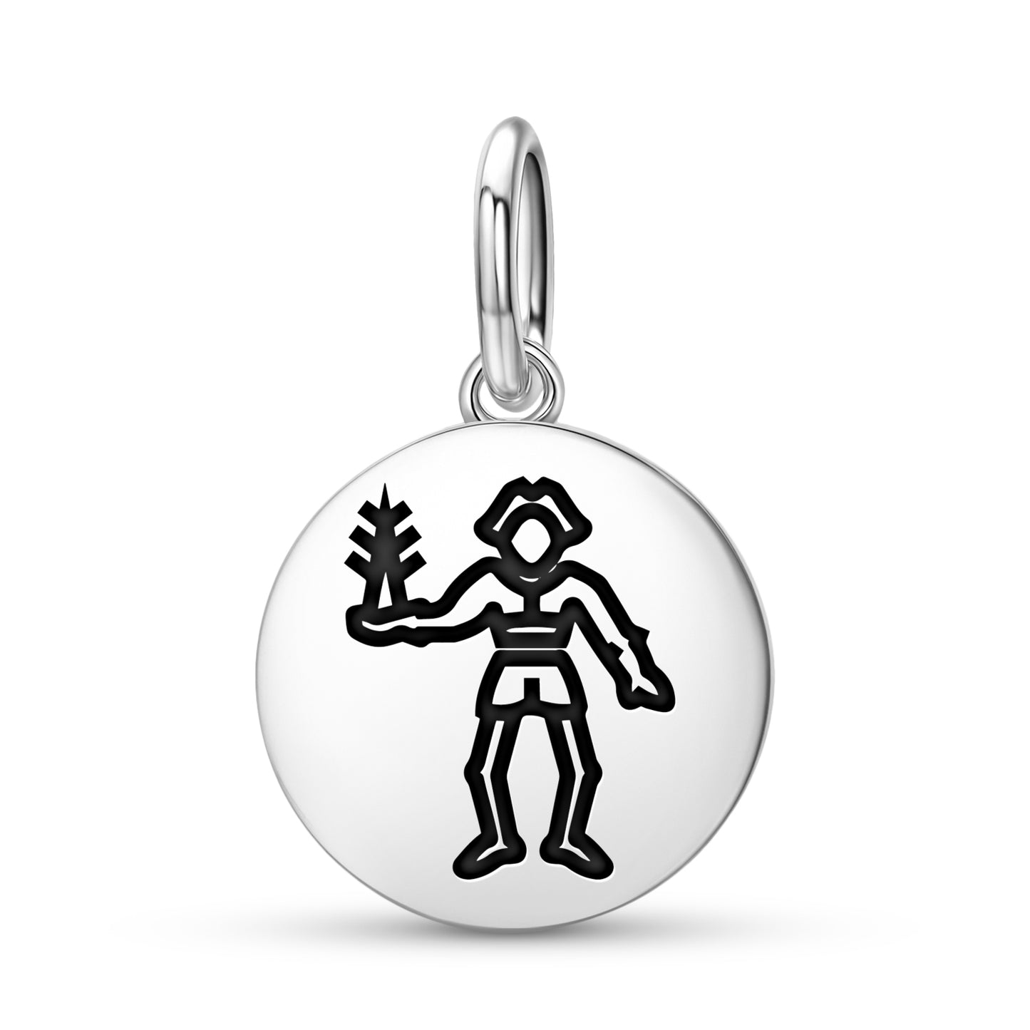 Bartholomew Roberts Jolly Roger Pirate Flags Symbols Pendant Dangle Charm