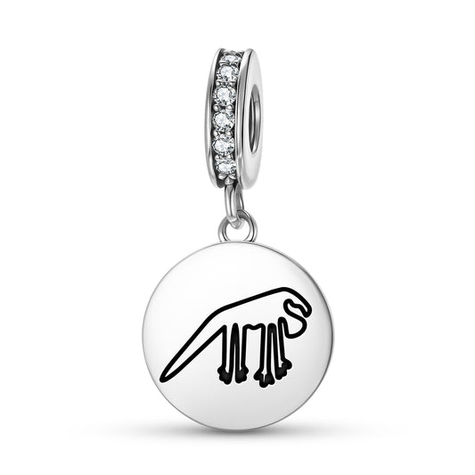 The Iguana Nazca lines Symbols Pendant Dangle Charm