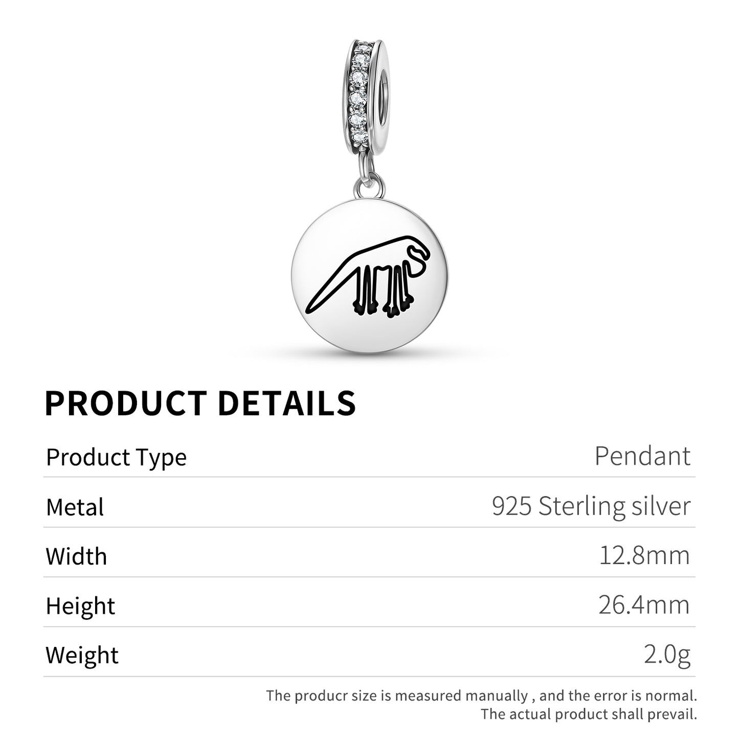 The Iguana Nazca lines Symbols Pendant Dangle Charm