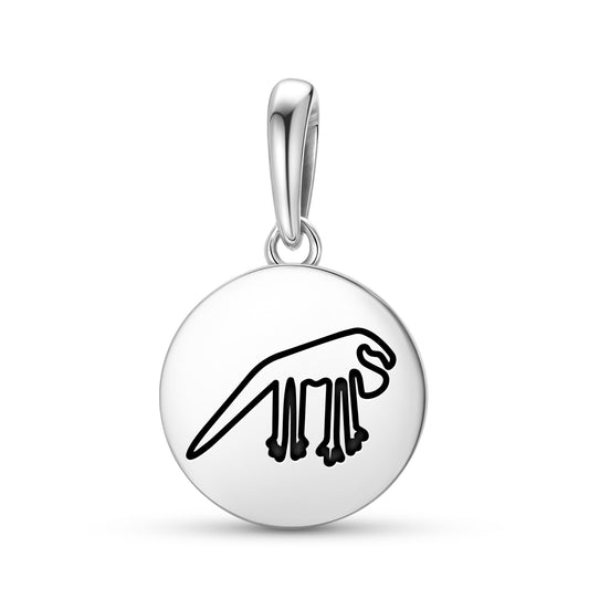 The Iguana Nazca lines Symbols Pendant Dangle Charm