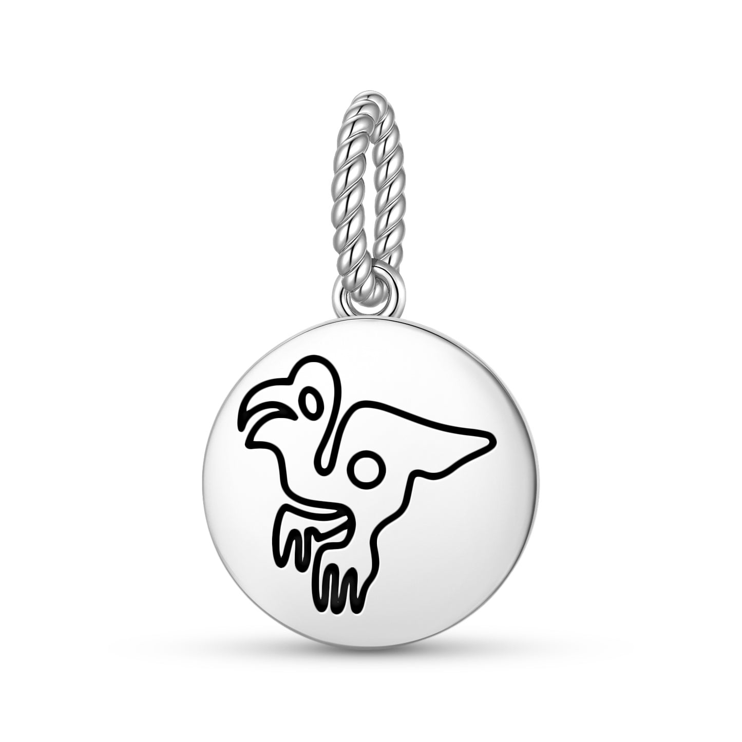 The Macaw Nazca lines Symbols Pendant Dangle Charm